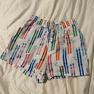 Anthropologie Ski Print Shorts